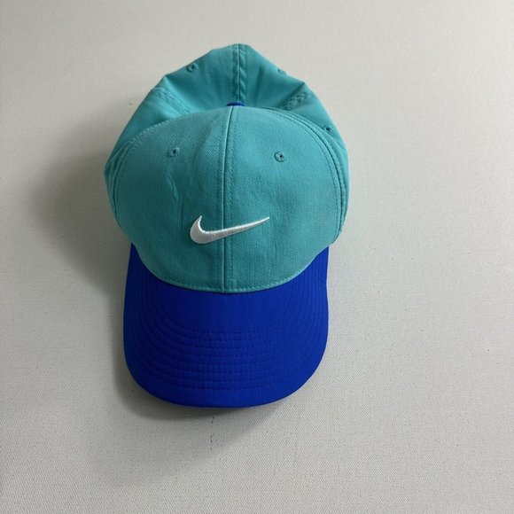 Nike Golf Vapor RZN Flatbill Tour Fitted Cap Hat 639666-010 Teal Flex-Fit M/L - Picture 1 of 8